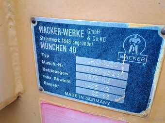 Walec wacker zagęszczarka 1500kg - 9
