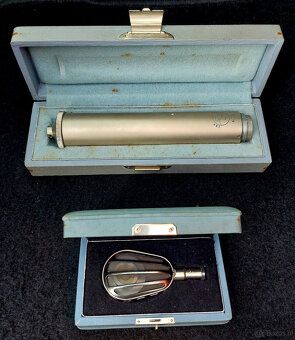 Zabytkowy mikrofon Telefunken Antik CM51 N i CMV 513 w etui - 9