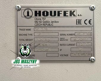 Grubościówka 530 mm | 5,5 kW | 4 noże | Elektryczny podnoszo - 9