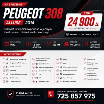 Peugeot 308 1.6 THP Allure 2014 - 9