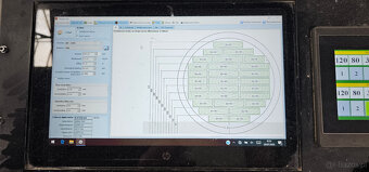Używana piła kątowa dwuostrzowa PP-550 z automatycznym - 9