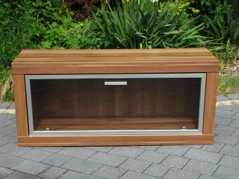Elegancka Komoda Szafka czarny połysk/czarna śliwka Dekodom - 9