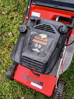 Dolmar Makita kosiarka z napędem i koszem - 9