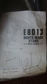 NOWY Stojak na buty motocyklowe E8013 Boots Wash Stand pomoc - 9