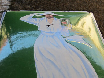 Stary szyld emaliowany Persil, 40x60 cm, w bardzo dobrym sta - 9