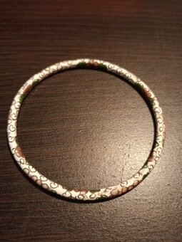 Bransoletki cloisonne  chińskie motywy kwiatowe. 8 sztuk. - 9
