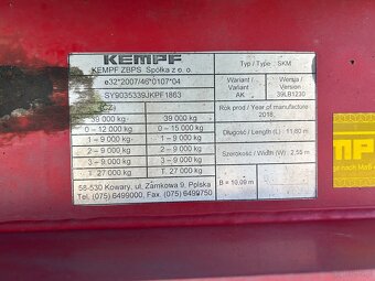 Tipper KEMPF KOLEBA 55m3 2018 - 9