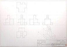Rysunek techniczny 2D złożeniowy, aksonometryczny i CAD - 9