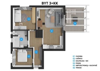 3+kk, 51m2 w Czechach, Trzyniec - Konská - 9