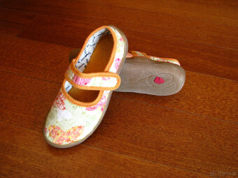 Kolorowe balerinki - kapcie Haflinger dla dziewczynki r. 34 - 9