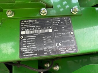 Kombajn zbożowy John Deere S780i 4x4 Heder 63X Vario 9,15m r - 9